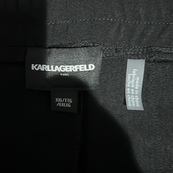 Men’s Karl lagerfeld designer shorts size 2 XL black color pockets new - Picture 4 of 6